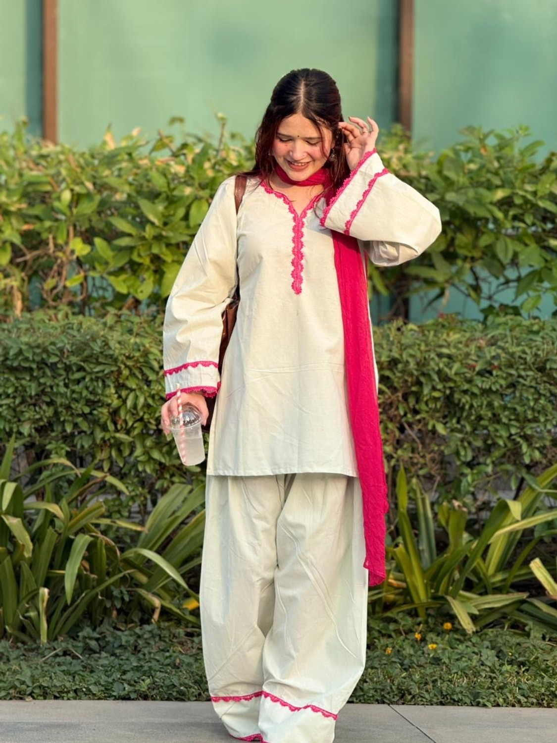 Image of Gosriki Women Kurti Salwar Dupatta Set