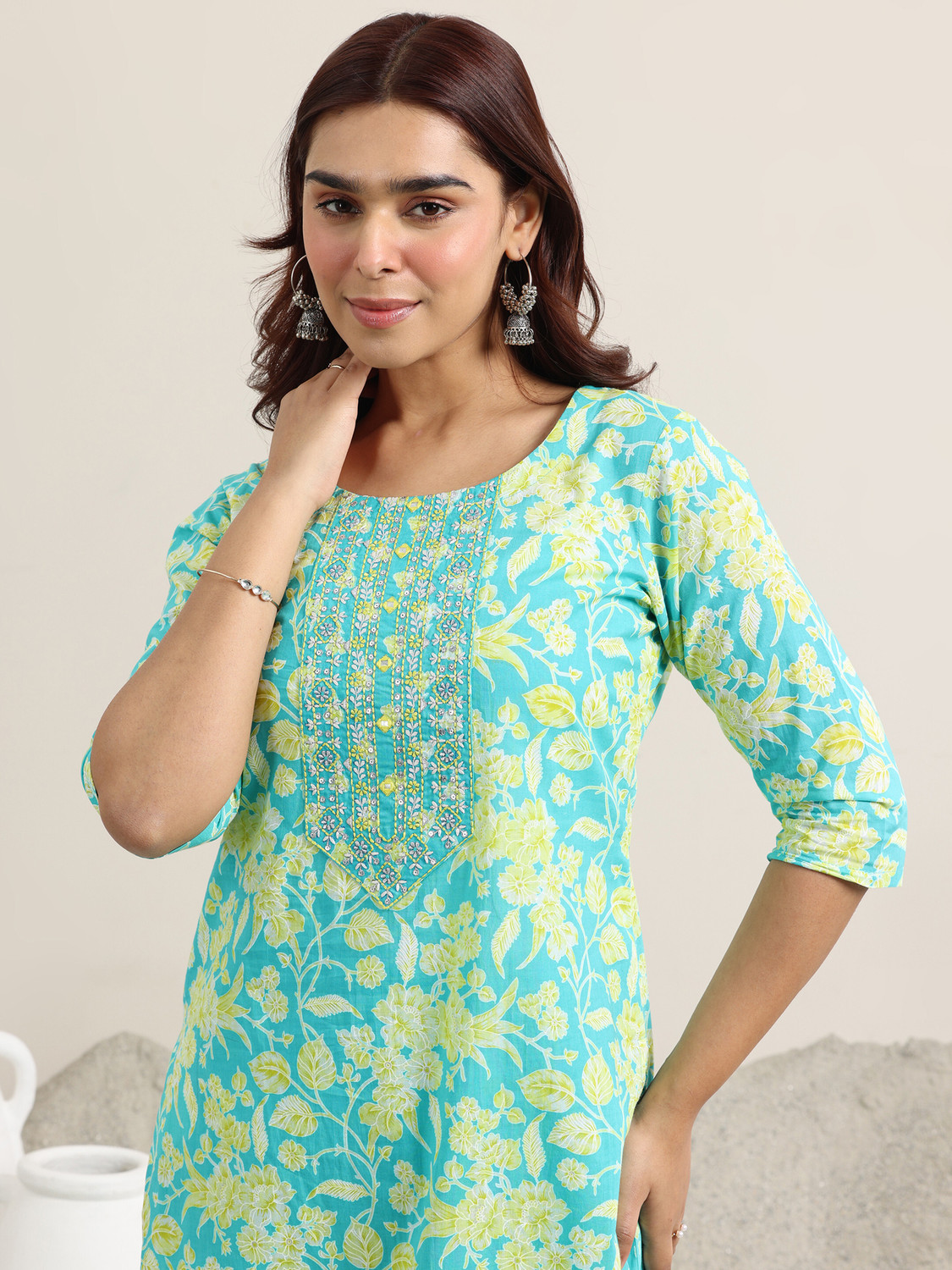 Image of LIBAS Women Kurta Pant Dupatta Set