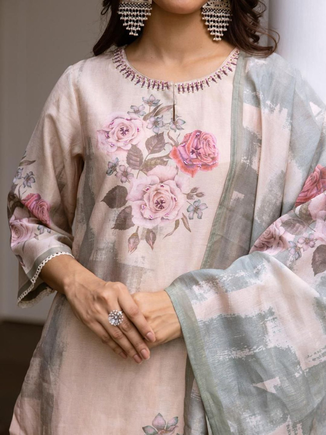 Image of ANOUK Women Kurta Palazzo Set