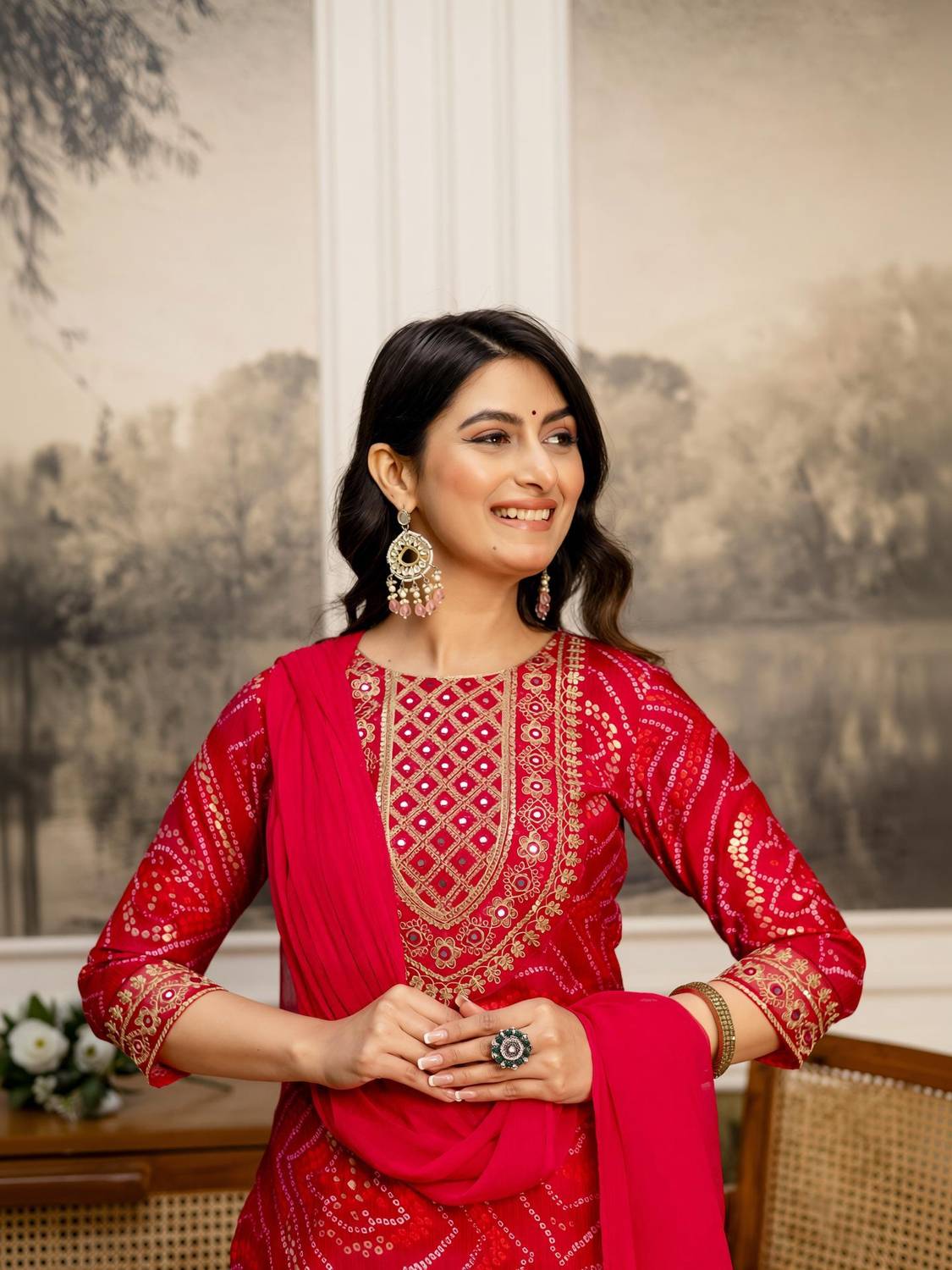 berrylicious Women Kurta Pant Dupatta Set