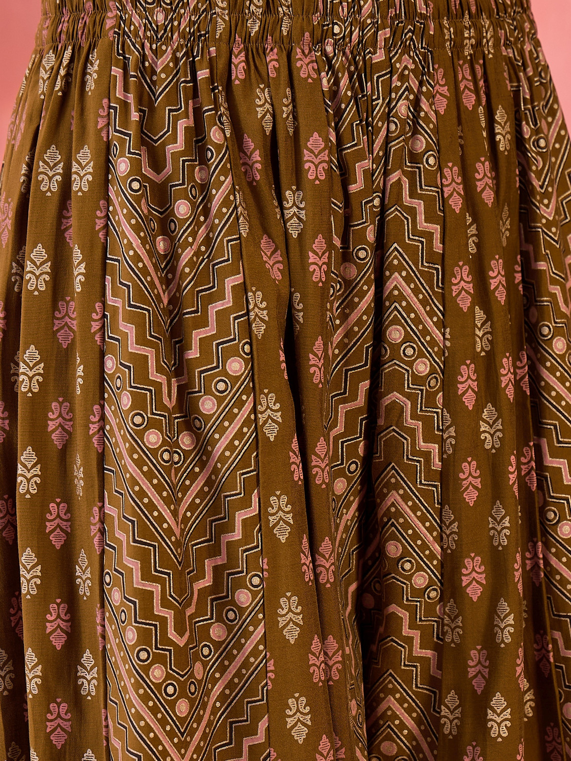 Image of Sangria Women Kurta Palazzo Dupatta Set