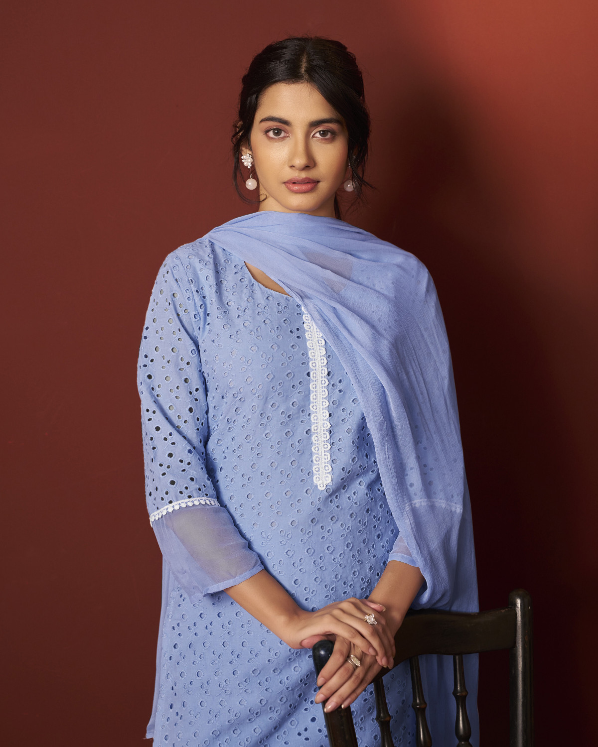 Image of DRESOUL Women Kurti Pant Dupatta Set