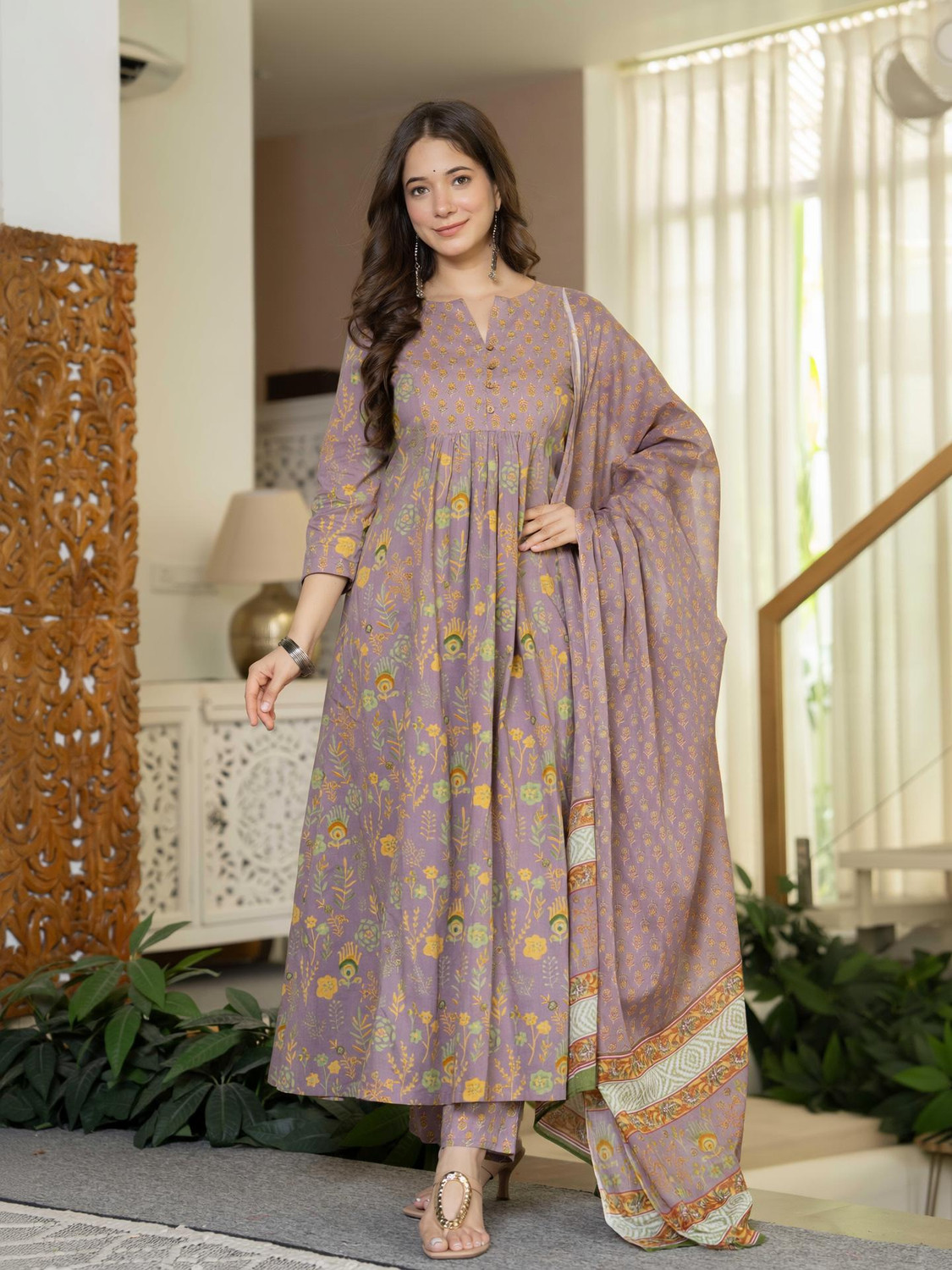 Image of Jaimini Women Kurta Pant Dupatta Set