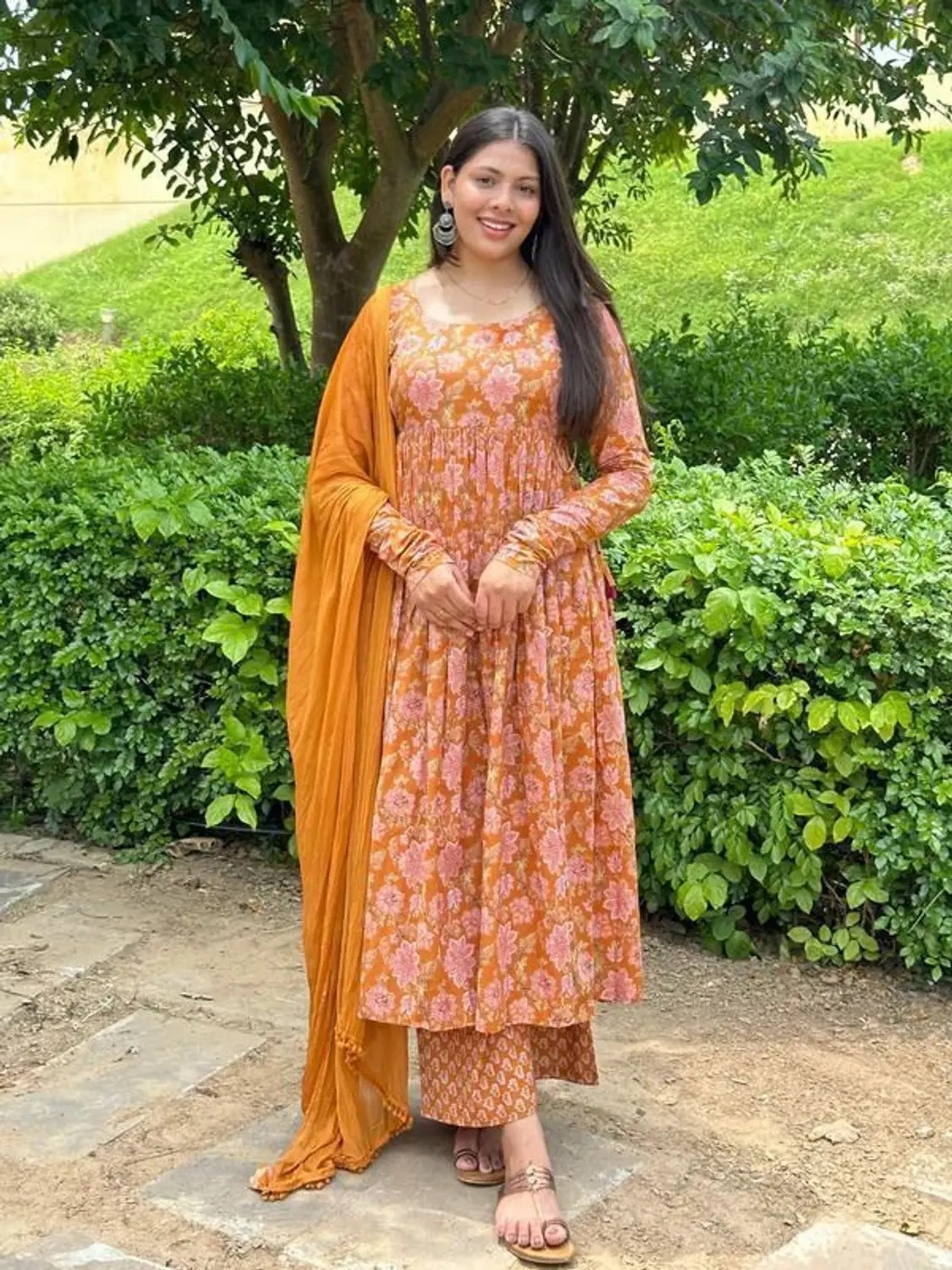Image of Tasrika Women Kurta Pant Dupatta Set