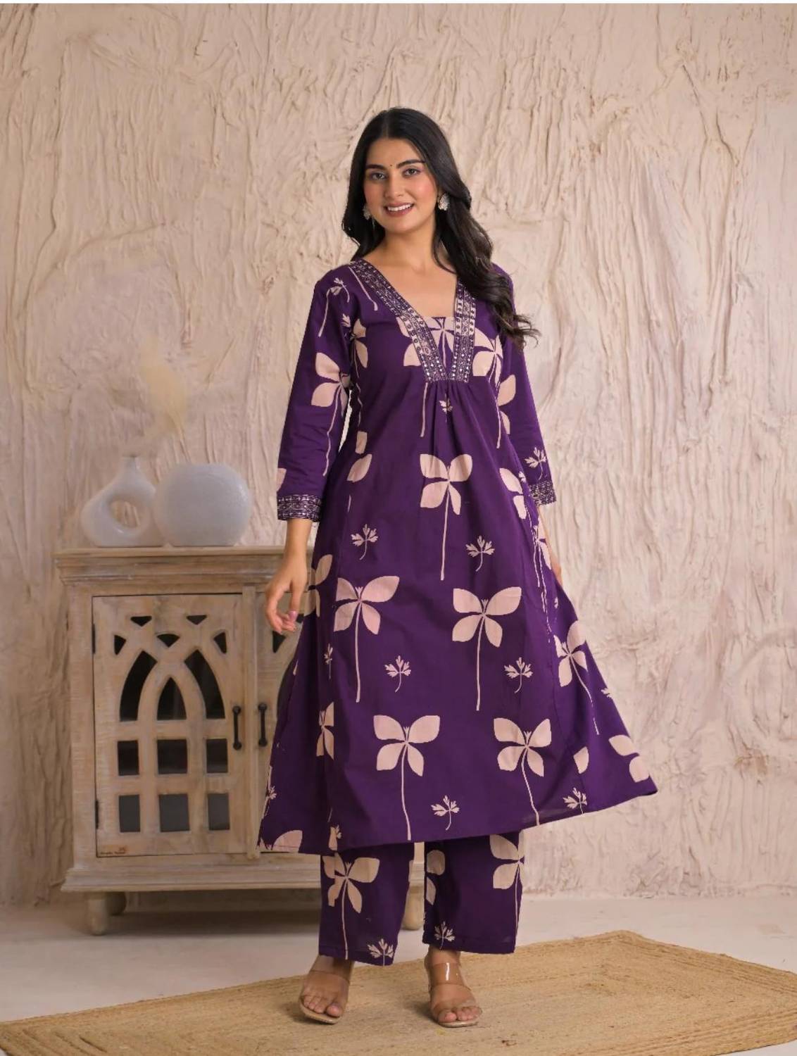 AurexWear Women Kurta Palazzo Set