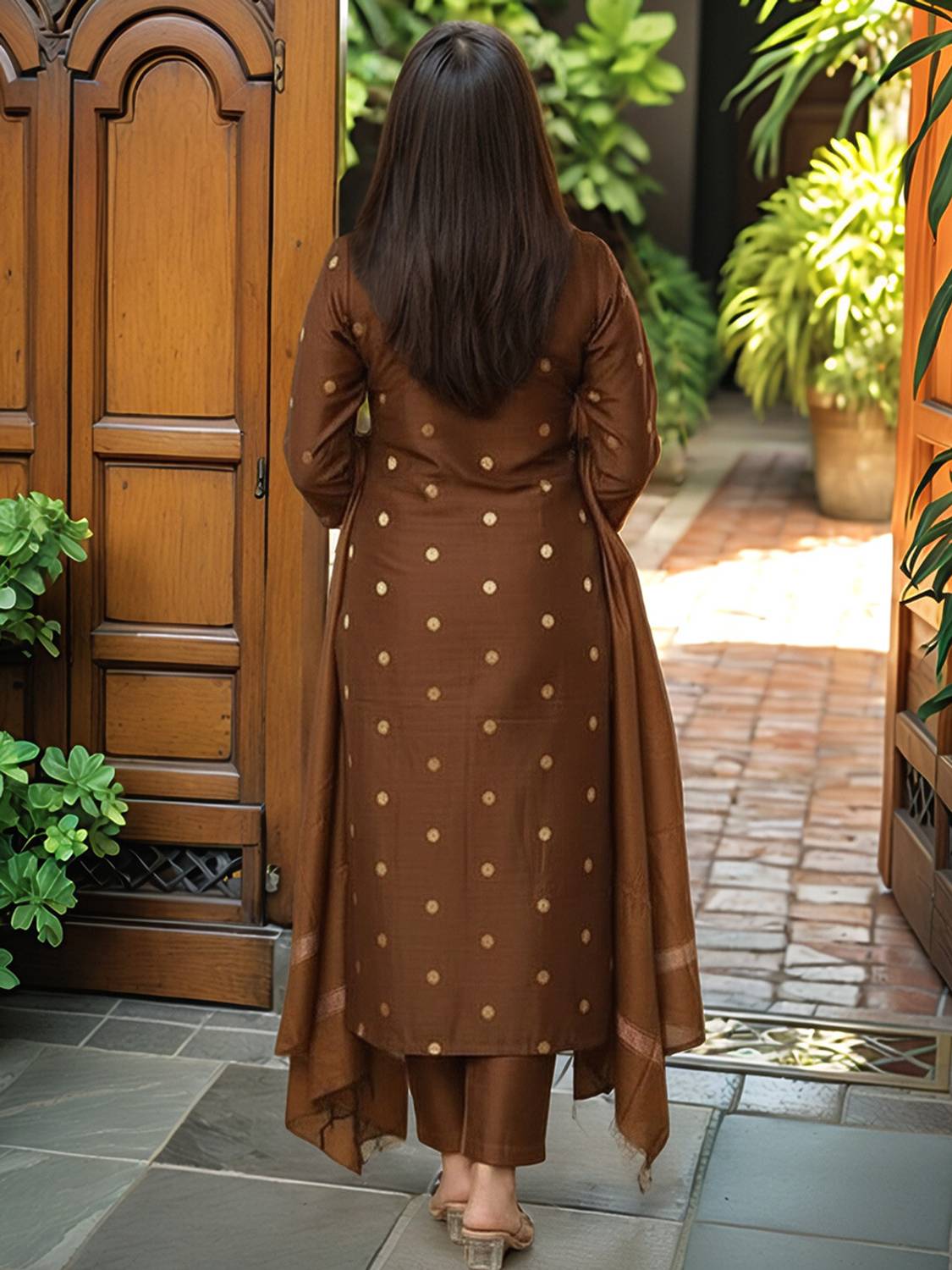 Janmantar Women Kurta Pant Dupatta Set - Image 2