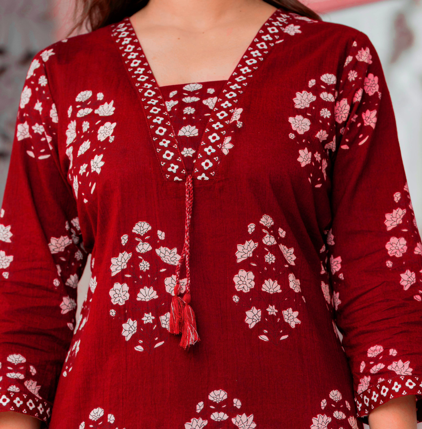 Image of GEKHA Women Kurta Pant Dupatta Set