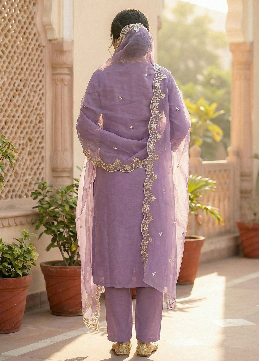 Image of KHODIYAR ENTERPRISE Women Kurta Pant Dupatta Set
