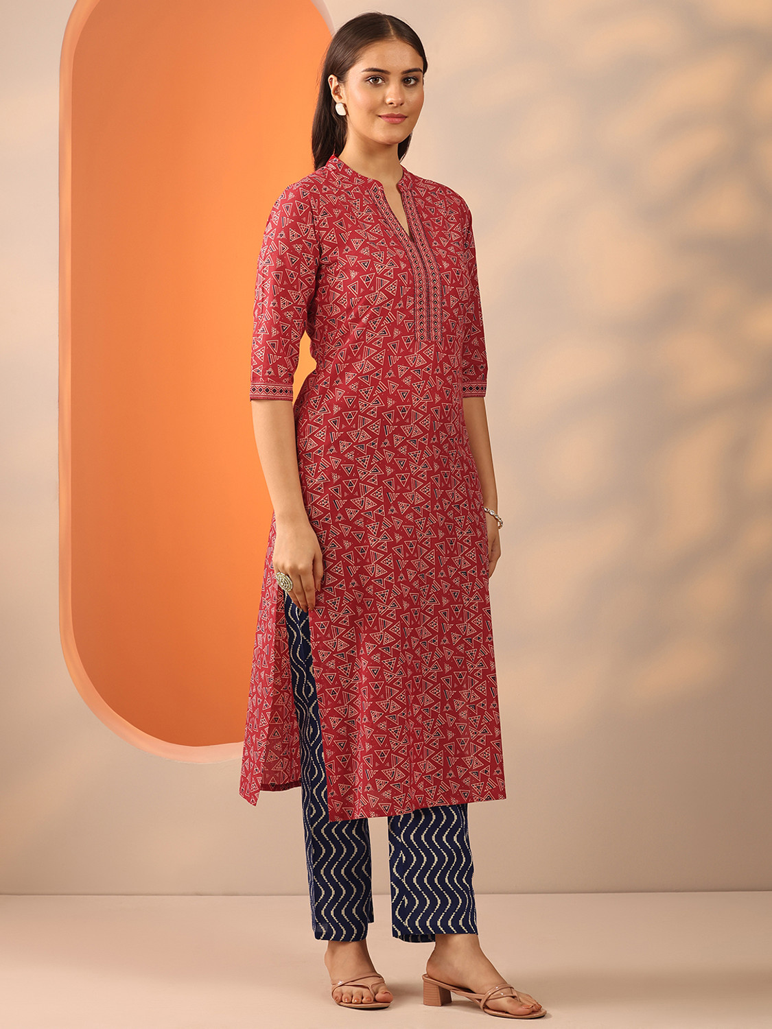 Image of LIBAS Women Kurta Pant Dupatta Set