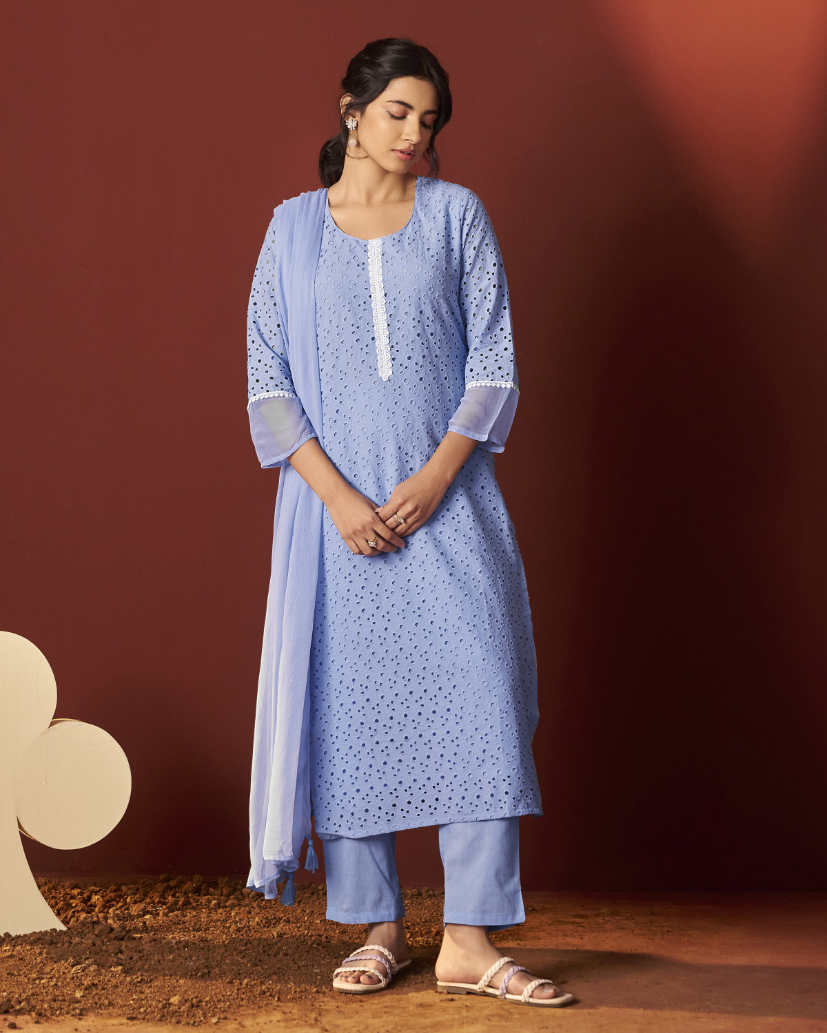 Image of DRESOUL Women Kurti Pant Dupatta Set