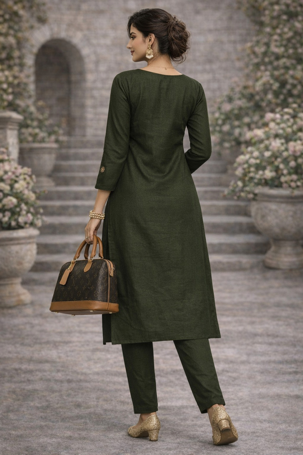 Image of Shree Shail Enterprise Women Kurta Pant Set