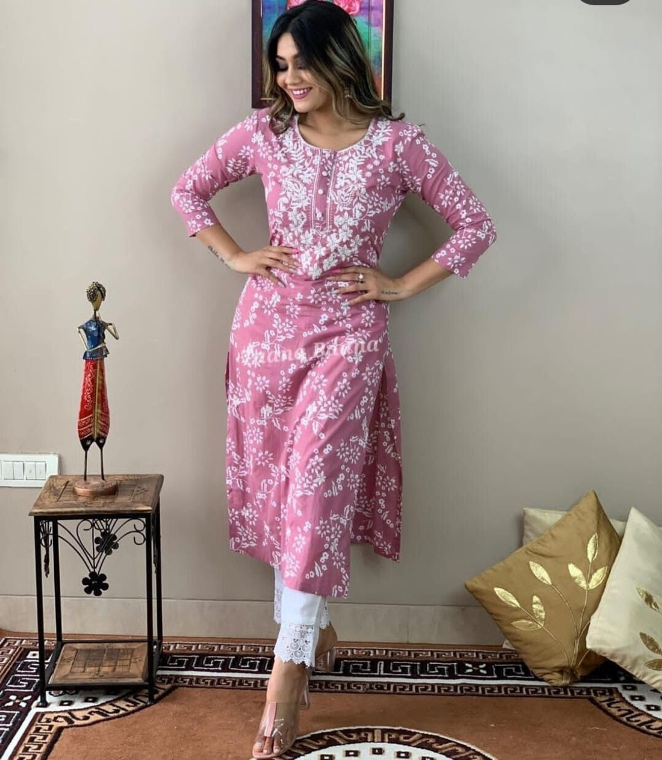 Image of Ananya Fashion Women Kurta Pant Set