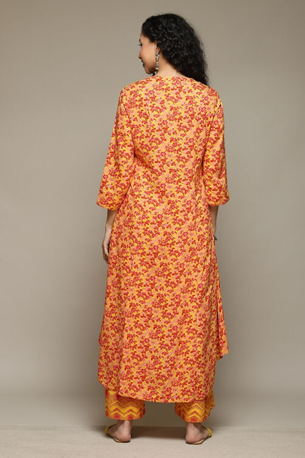 Image of BIBA Women Kurta Palazzo Set