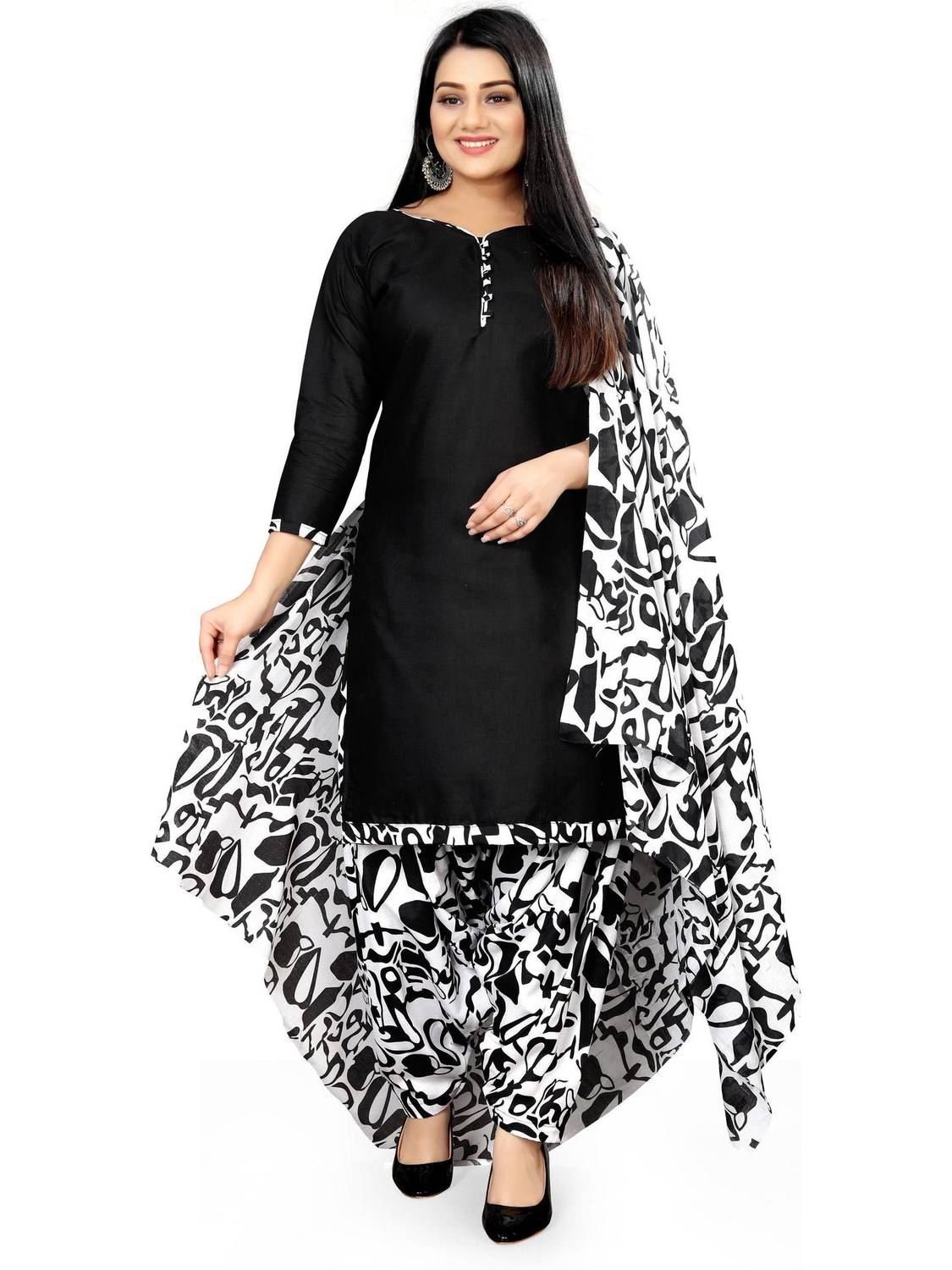 Aaradhya Fashion Women Kurta Patiala Dupatta Set