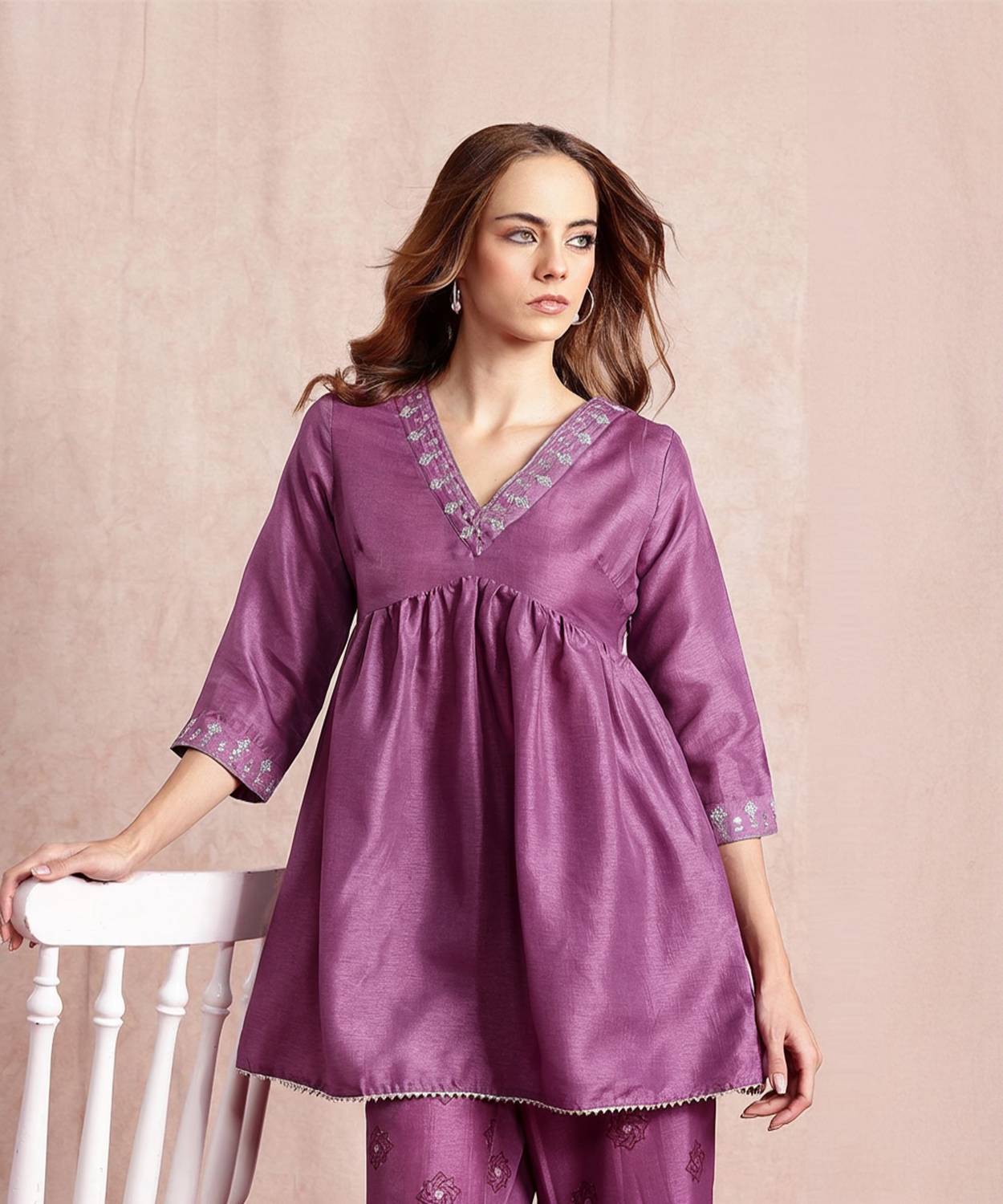 all about you Women Kurta Sharara Set