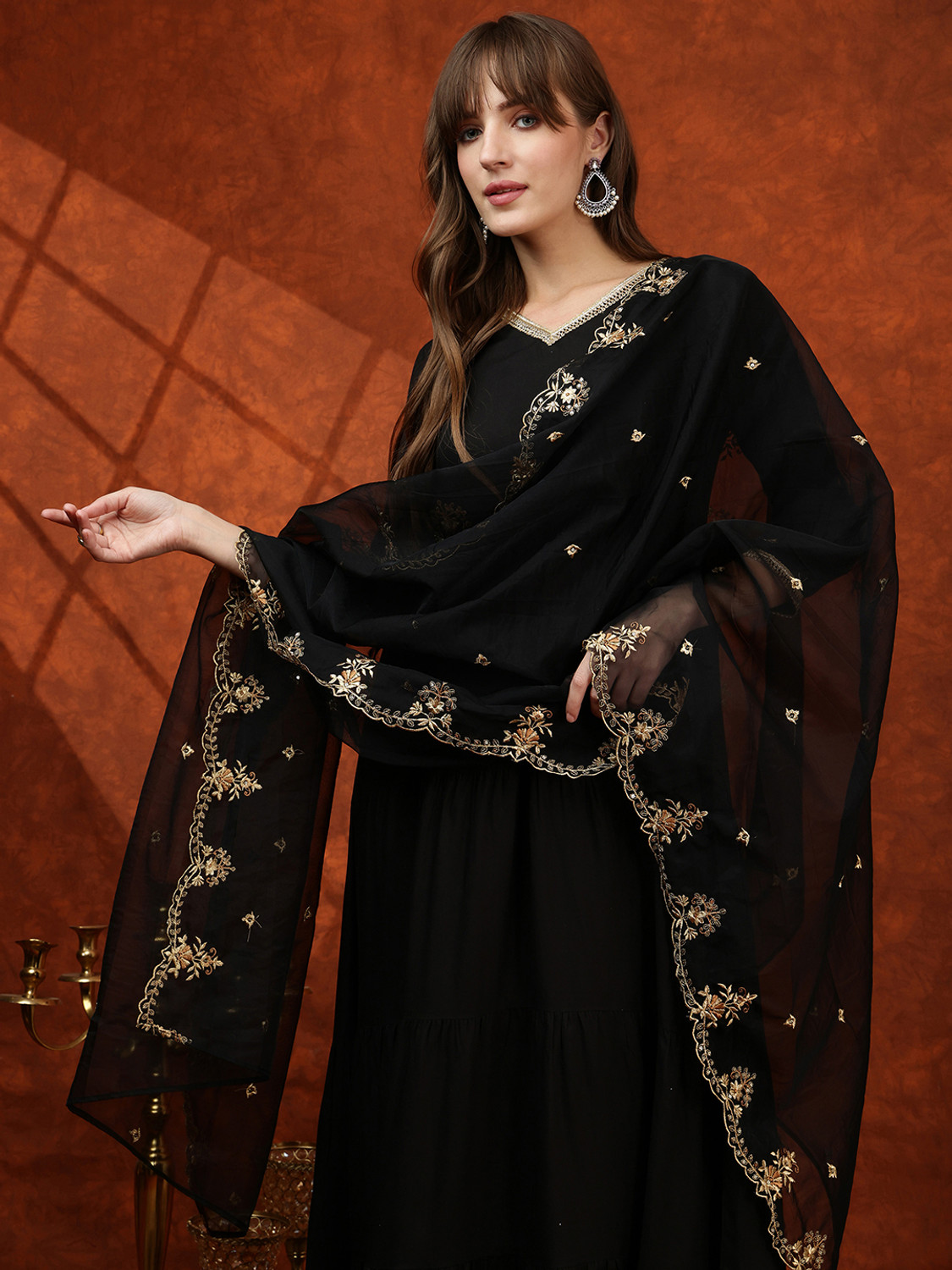 Image of berrylicious Women Kurta Pant Dupatta Set