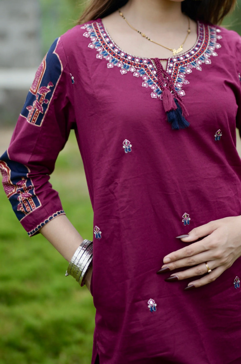 Image of HOUSE OF CLOTHES Women Kurta Pant Dupatta Set