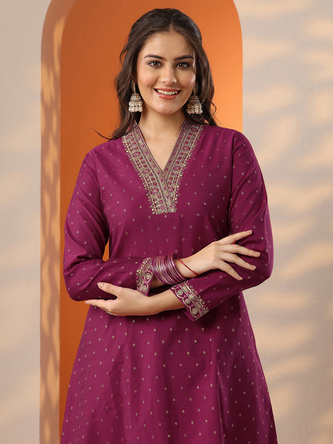 Image of LIBAS Women Kurta Pant Dupatta Set