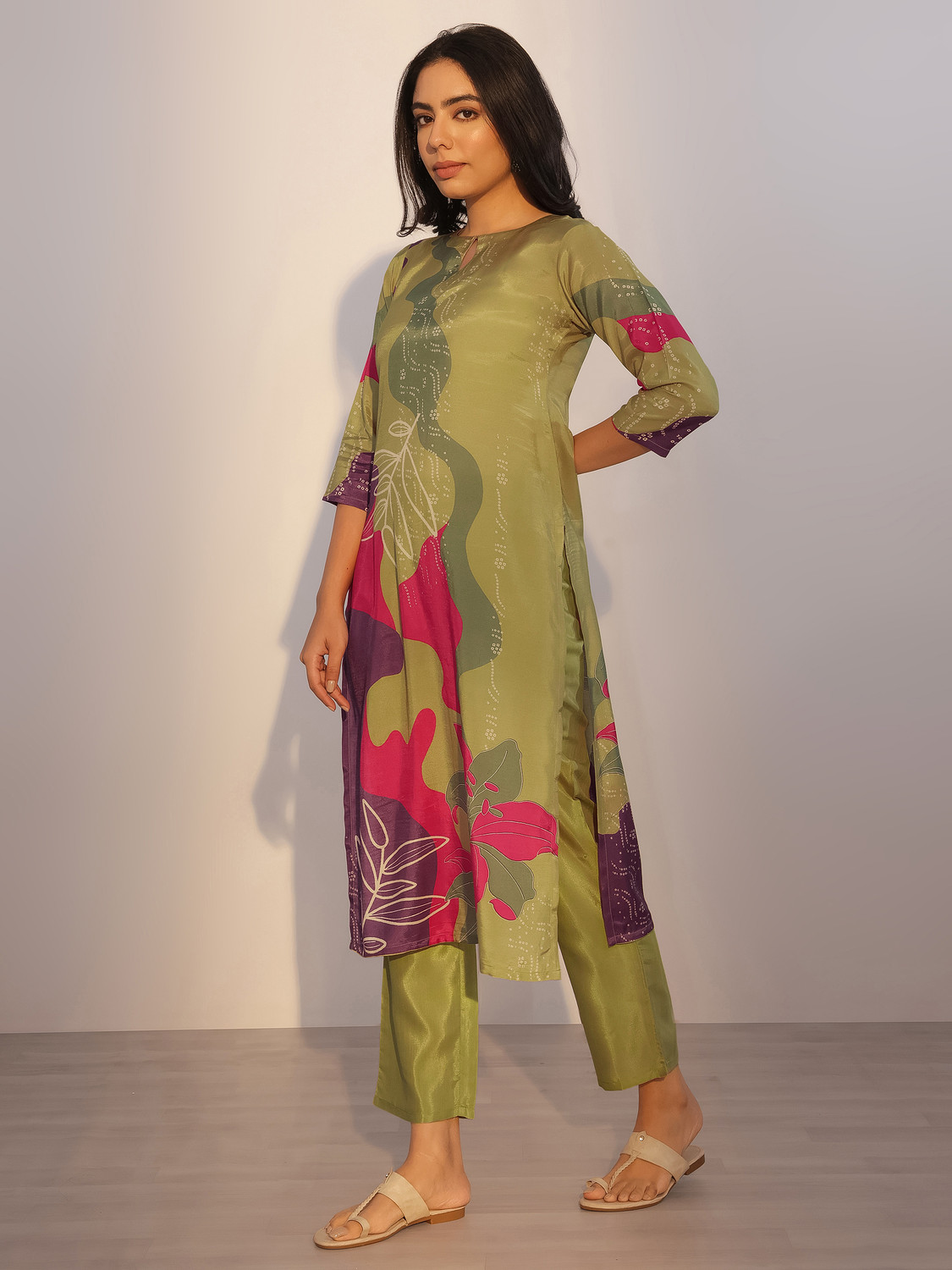 Image of LIBAS Women Kurta Pant Dupatta Set