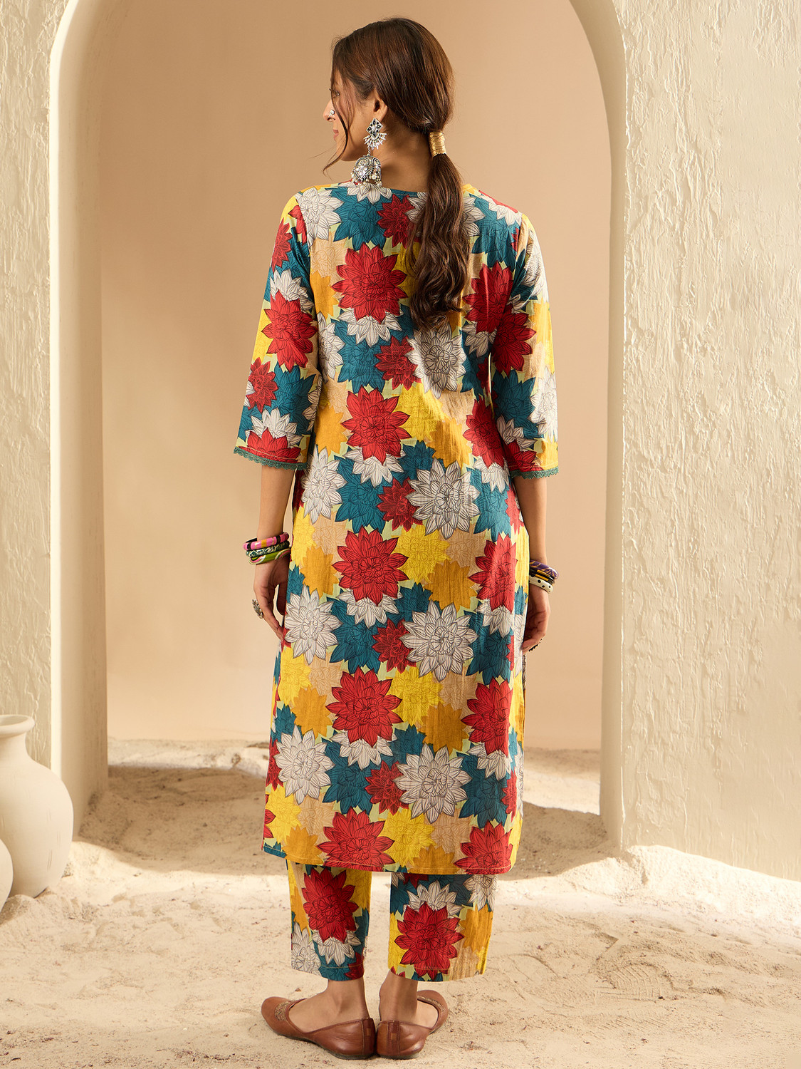 Image of Indo Era Women Kurta Pant Set
