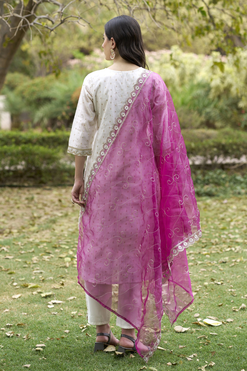 Image of VredeVogel Women Kurta Pant Dupatta Set