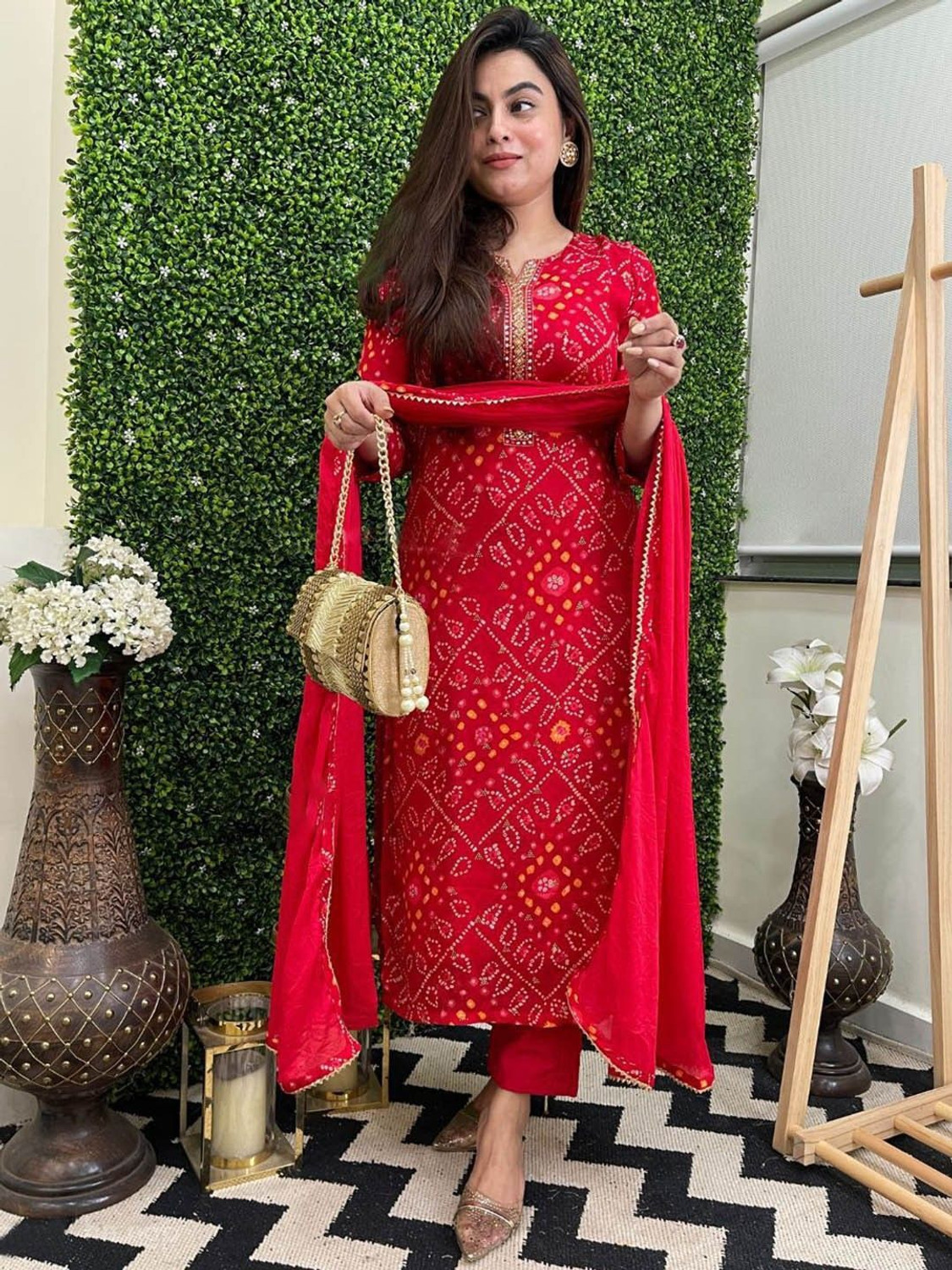 Image of Divastri Women Kurta Pant Dupatta Set