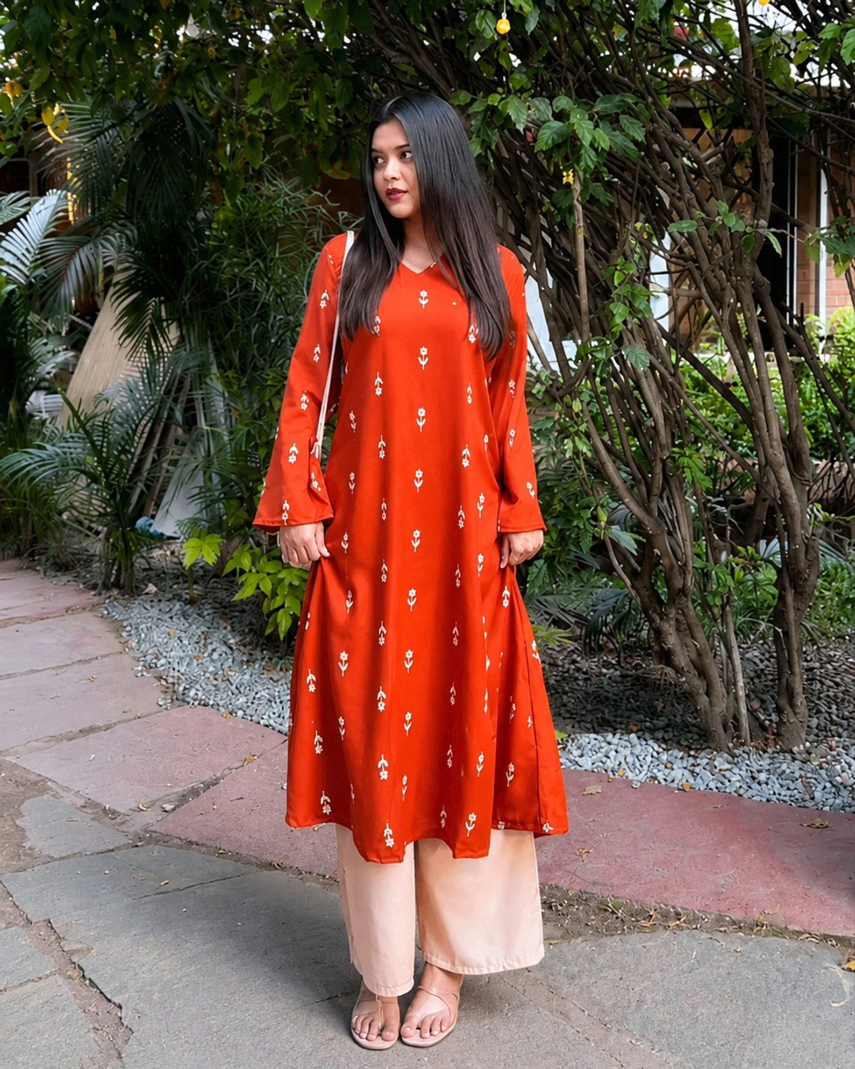Image of Stylum Women Kurta Palazzo Set
