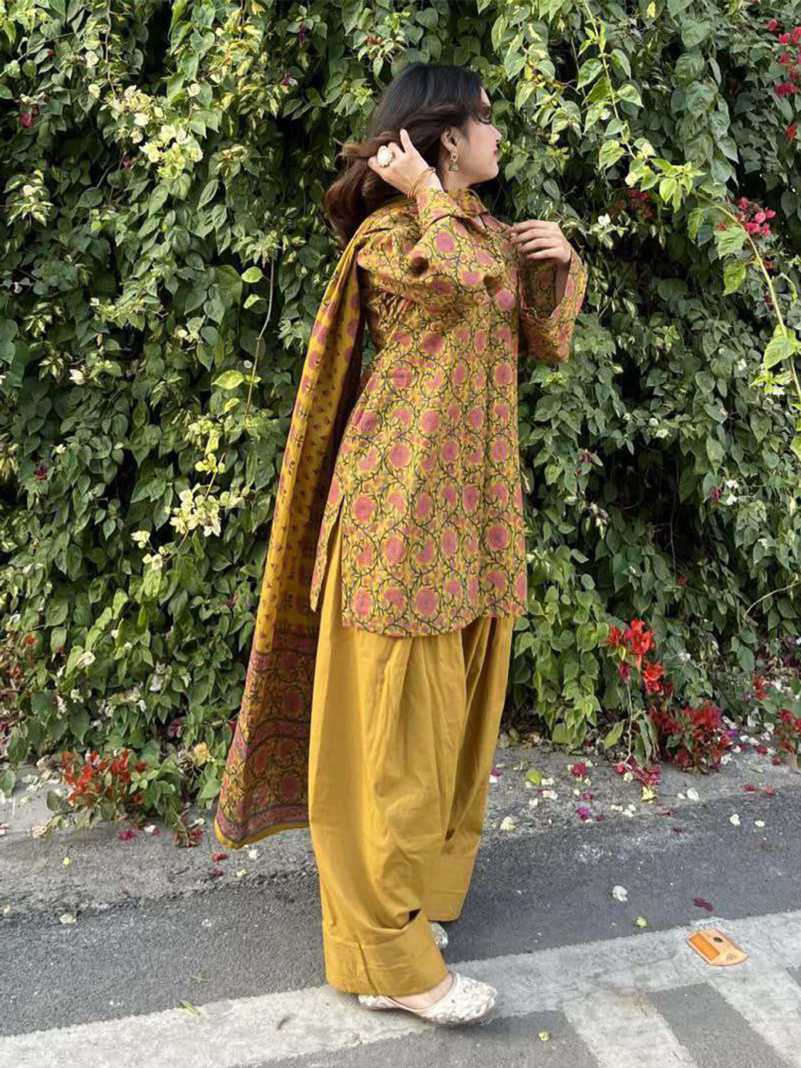 Image of Anni Designer Women Kurti Salwar Dupatta Set