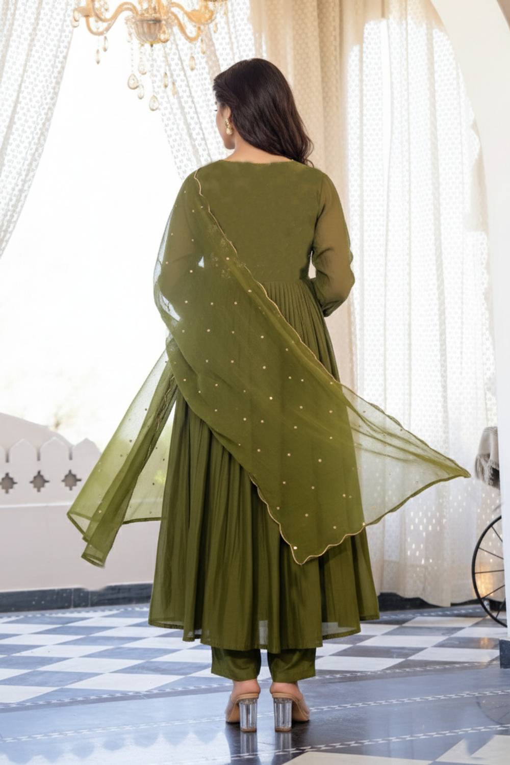 Klosia Women Kurta Pant Dupatta Set - Image 2