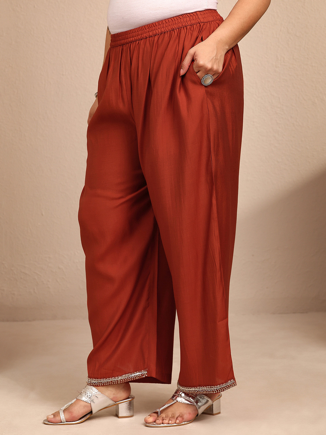 Image of EXTRA LOVE BY LIBAS Women Kurta Pant Dupatta Set