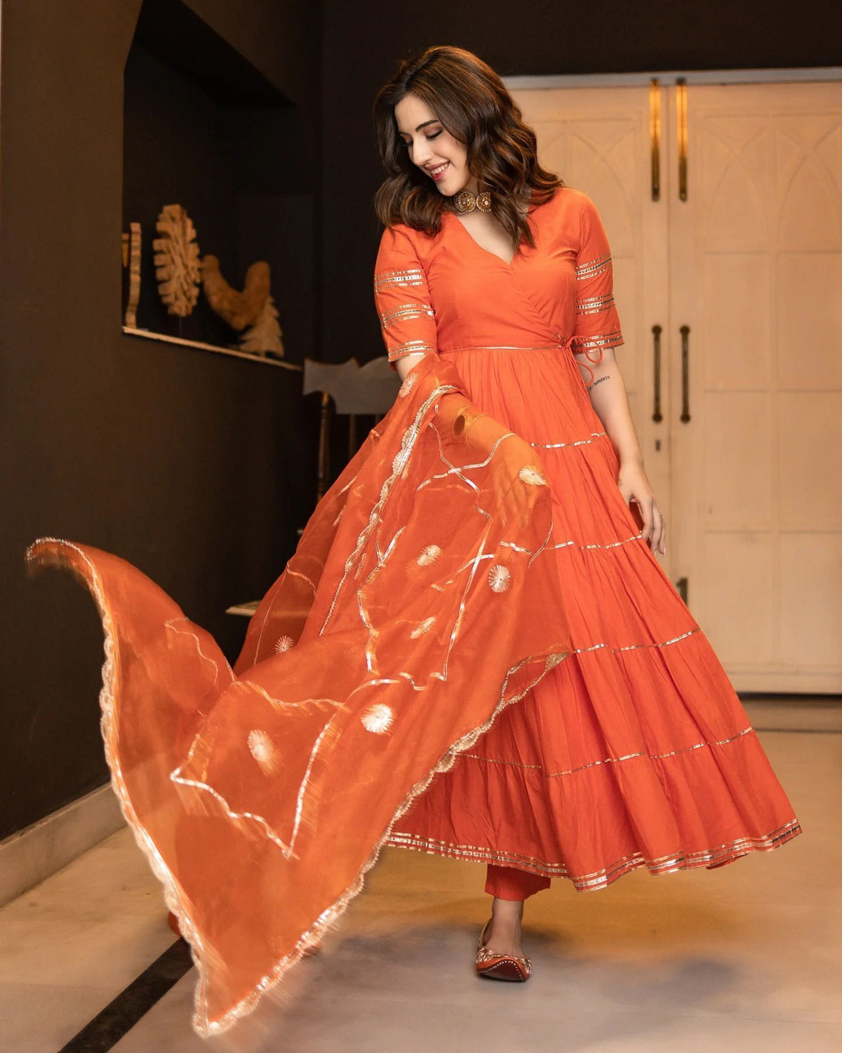 Image of The Style Story Women Kurta Pyjama Dupatta Set
