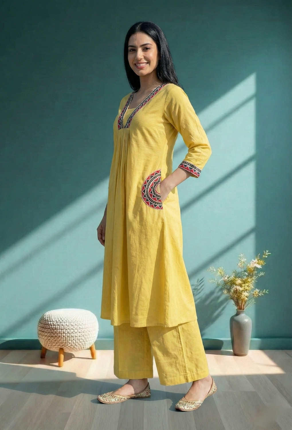 Image of New Ethnic 4 You Women Kurta Pant Set