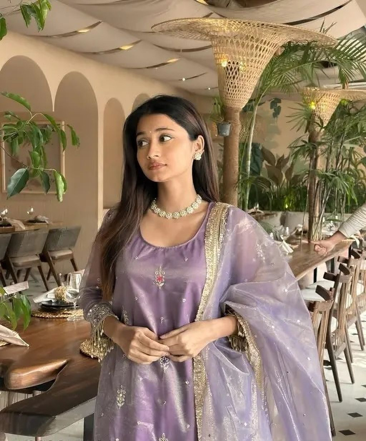 Image of NEWAKSHARAM Women Kurta Sharara Set