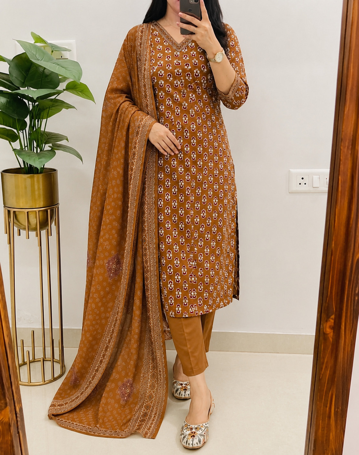 Image of Renkit Women Kurti Pant Dupatta Set