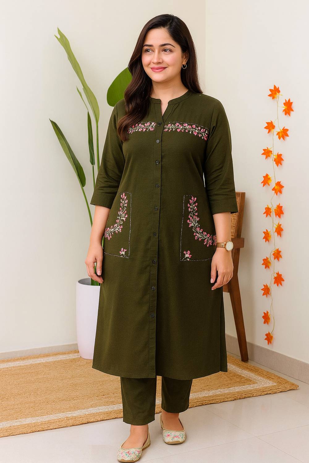 Beads N Stones Women Kurta Pant Set