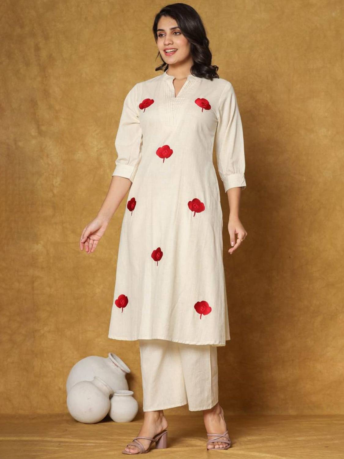 Indo Era Women Kurta Palazzo Set