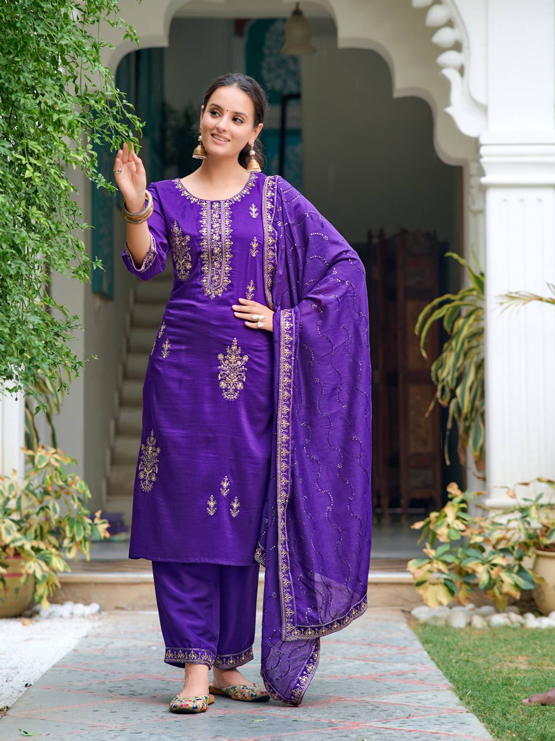 berrylicious Women Kurta Pant Dupatta Set