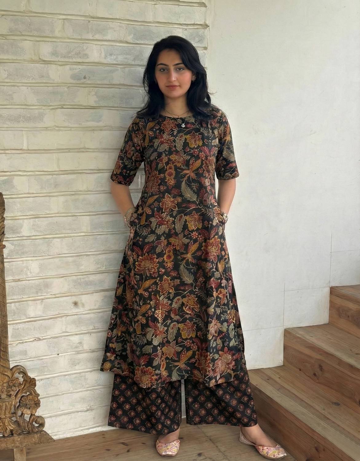 SZN Women Kurti Palazzo Set