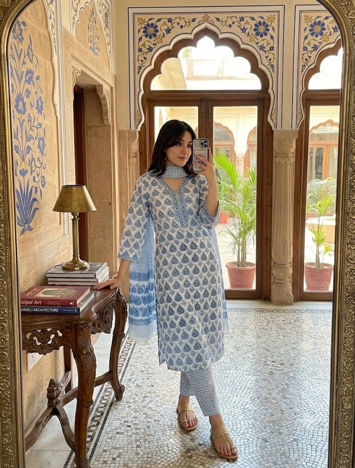 kaicee Women Kurta Pant Dupatta Set