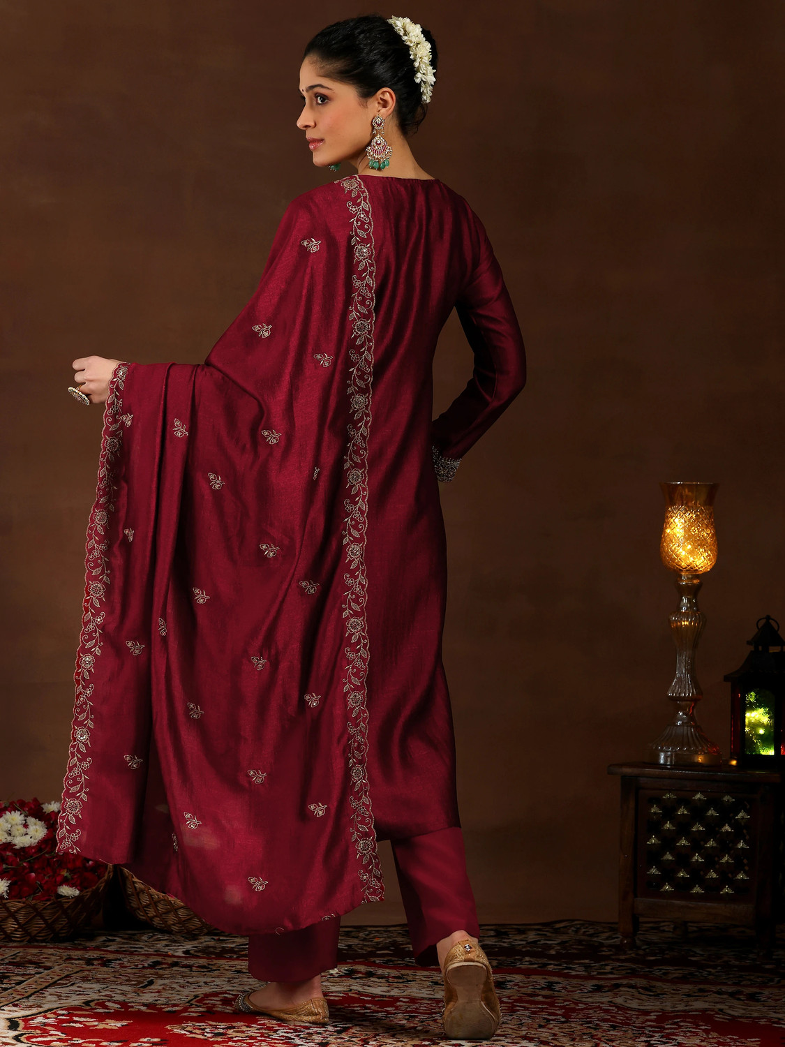 Image of LIBAS Women Kurta Pant Dupatta Set
