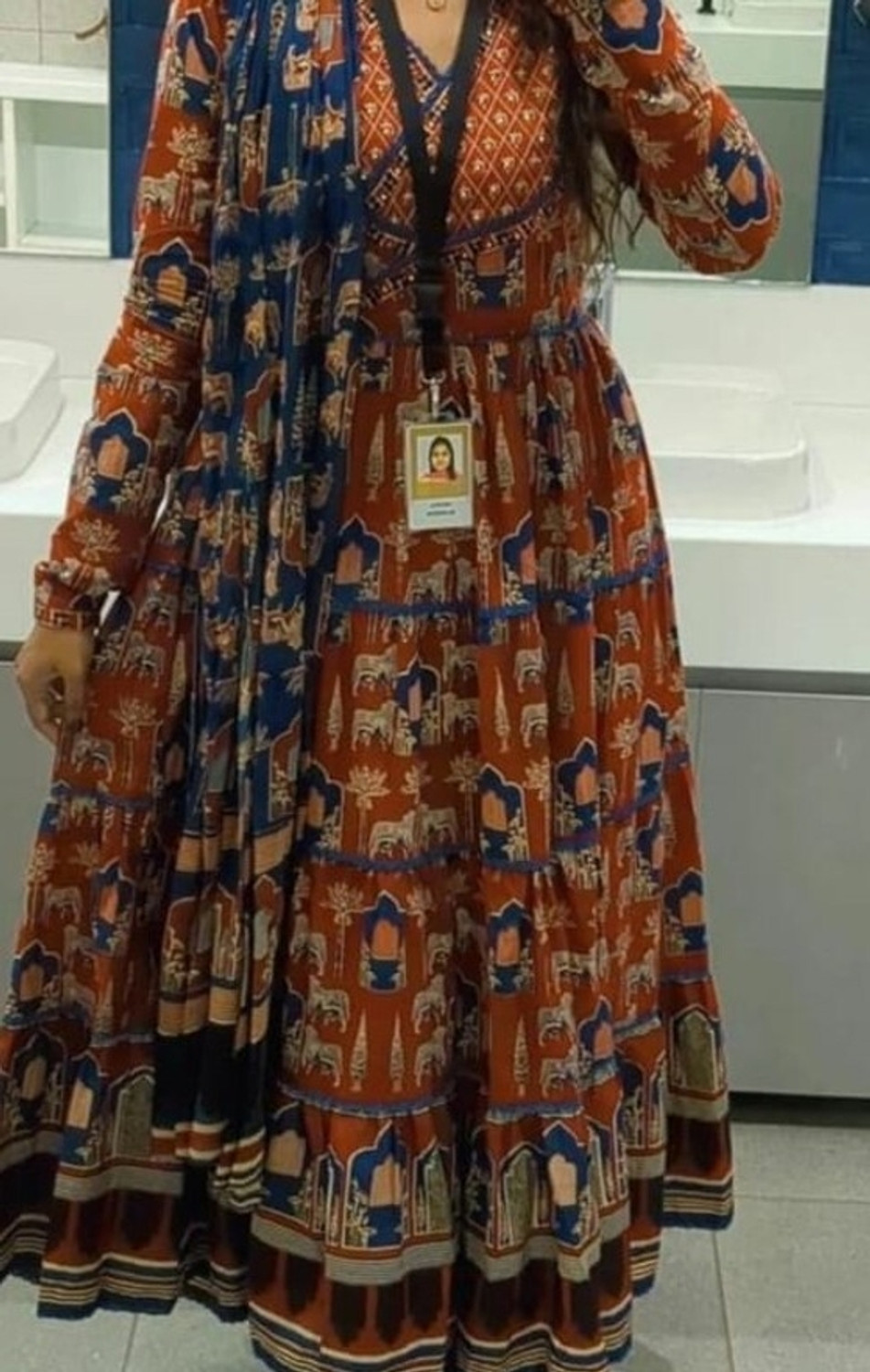 Image of WGC Women Kurti Pant Dupatta Set
