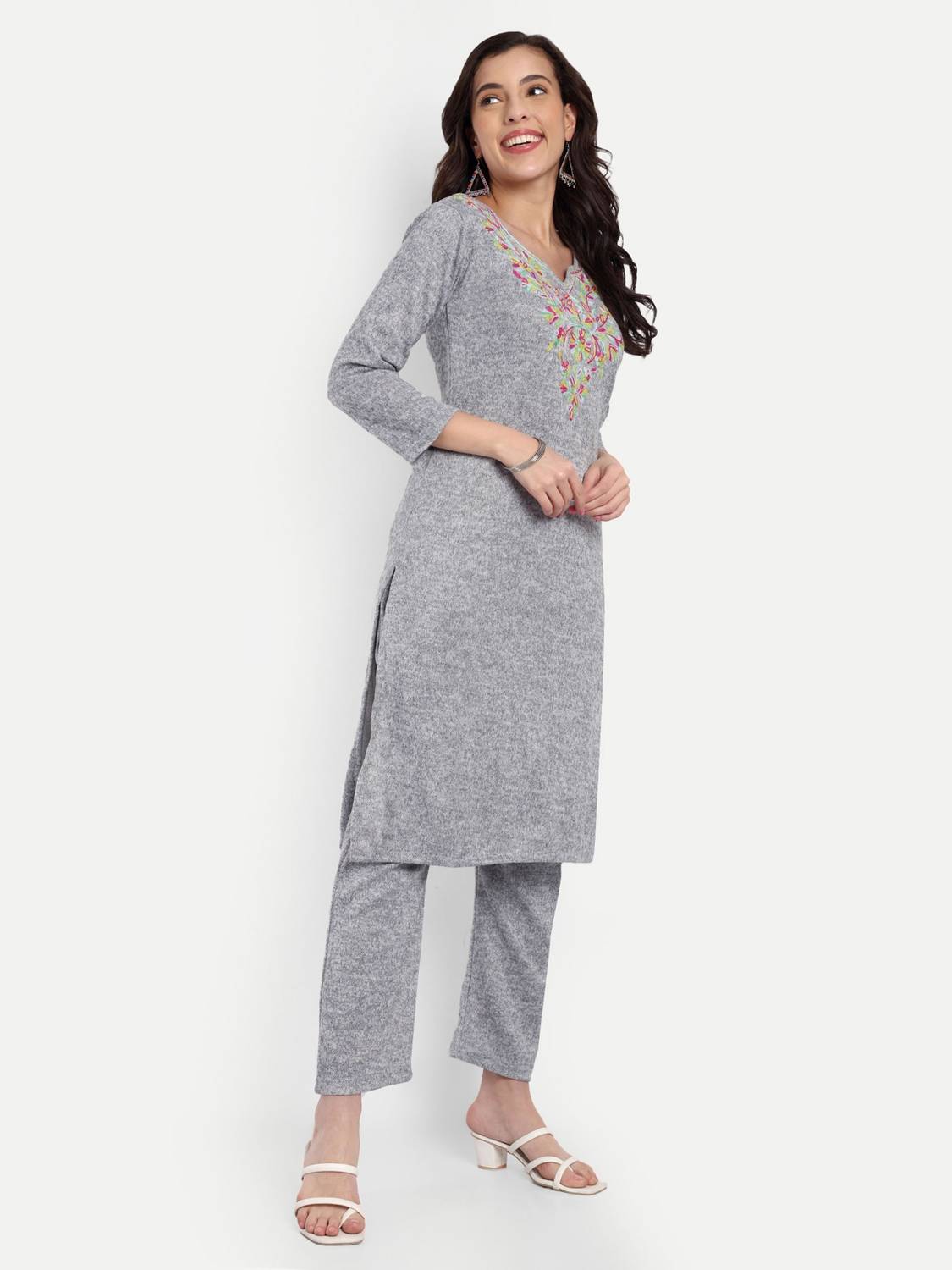 FNOCKS Women Kurta Pyjama Set