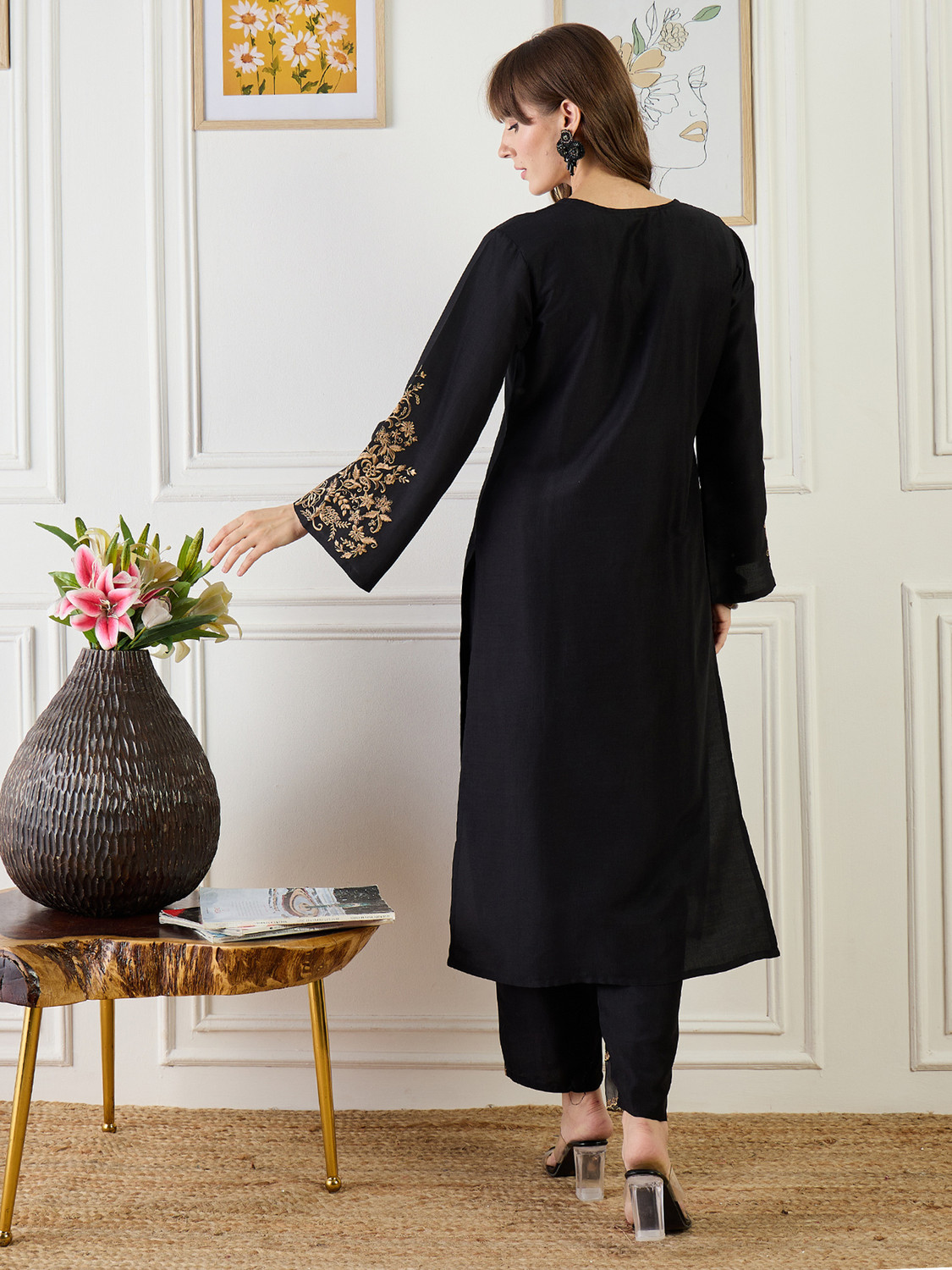 Image of Indo Era Women Kurta Pant Set