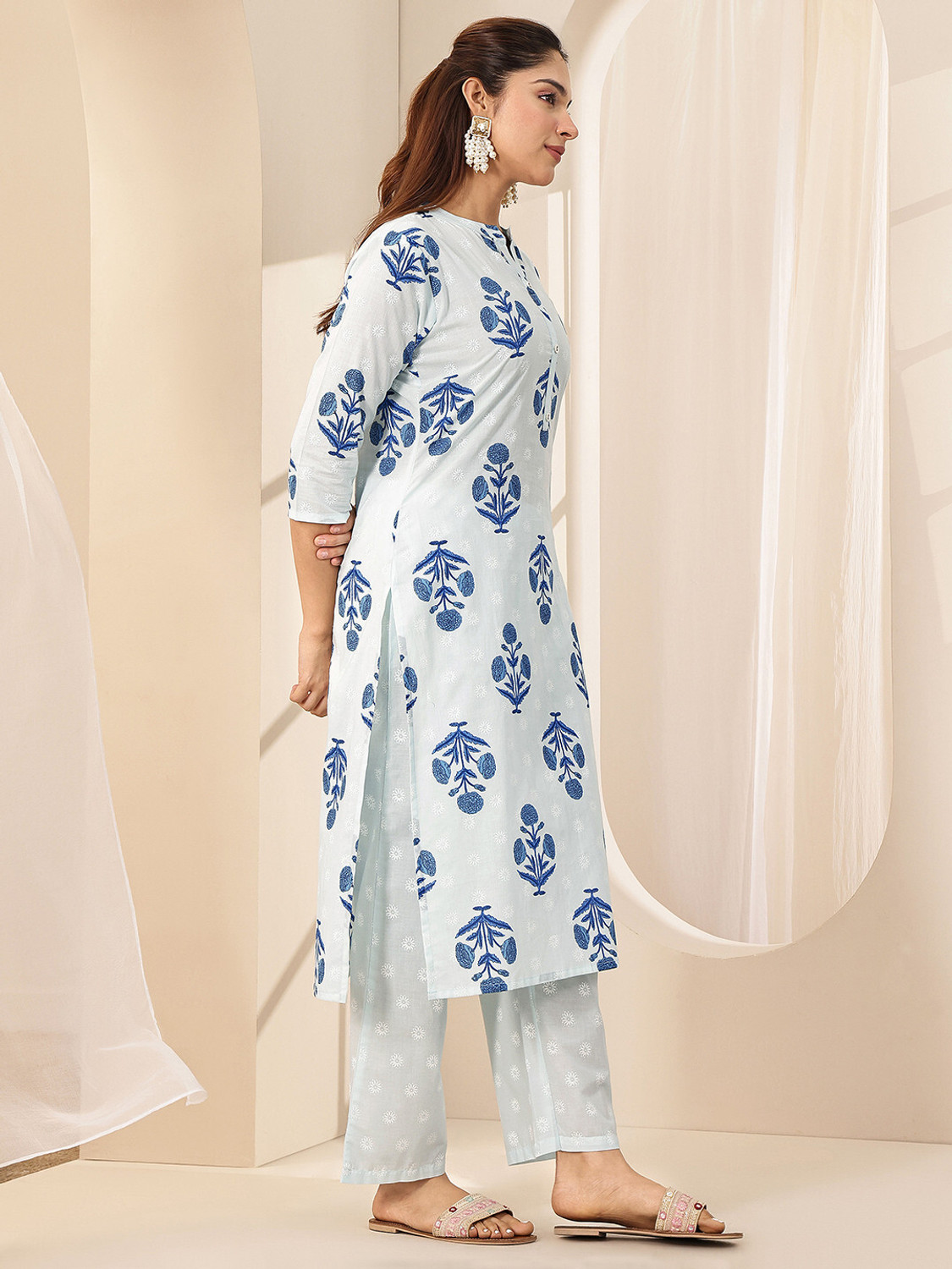 Image of LIBAS Women Kurta Pant Dupatta Set
