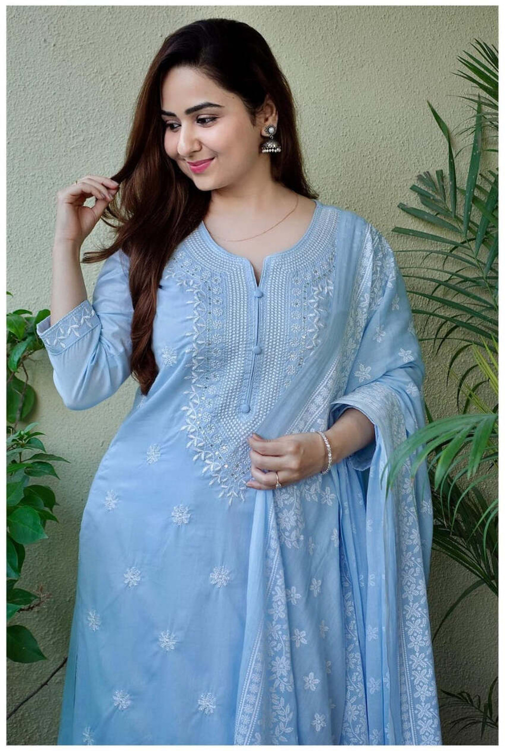 Image of NIKORA Women Kurta Pant Dupatta Set