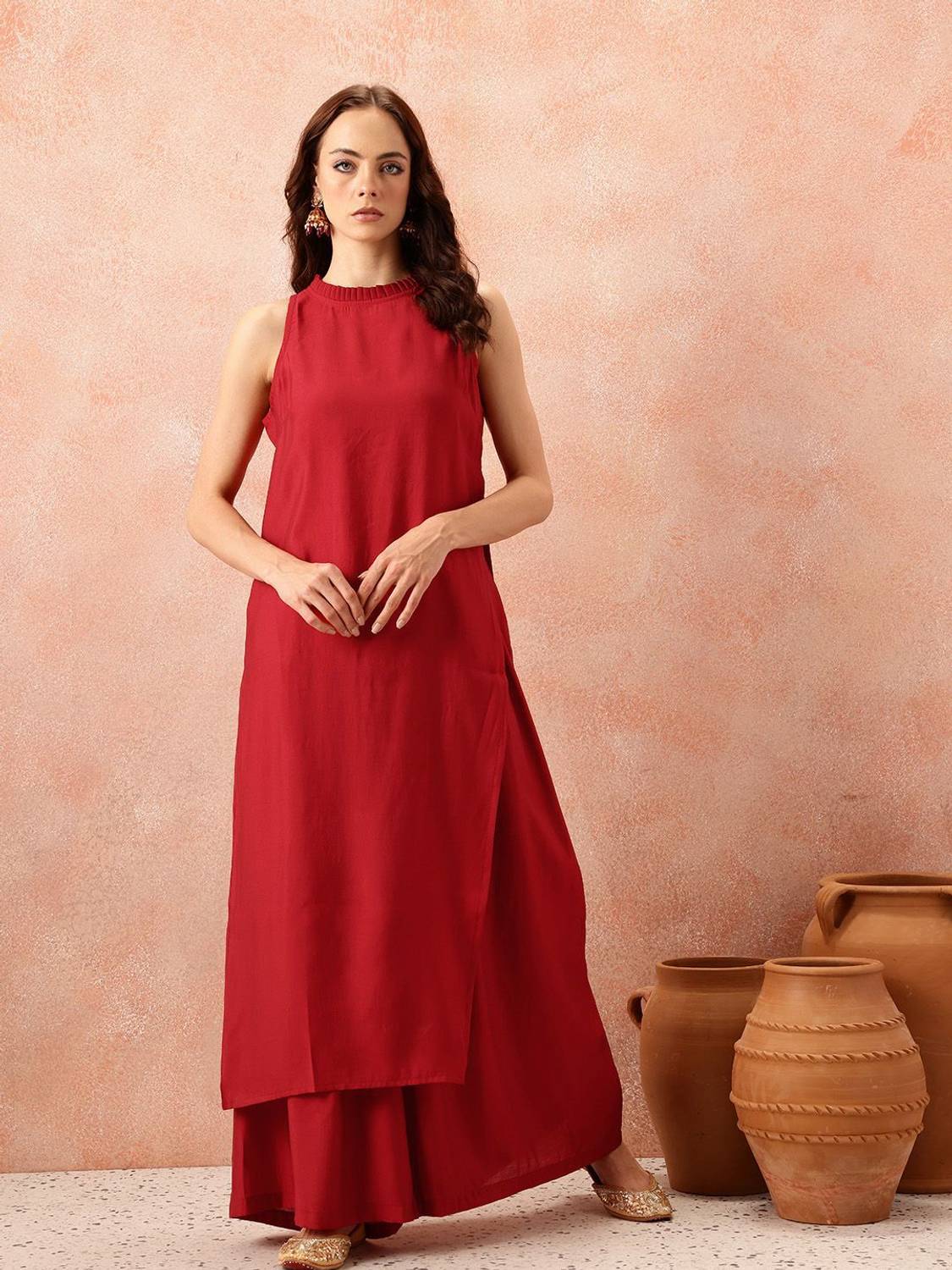 all about you Women Kurta Palazzo Set