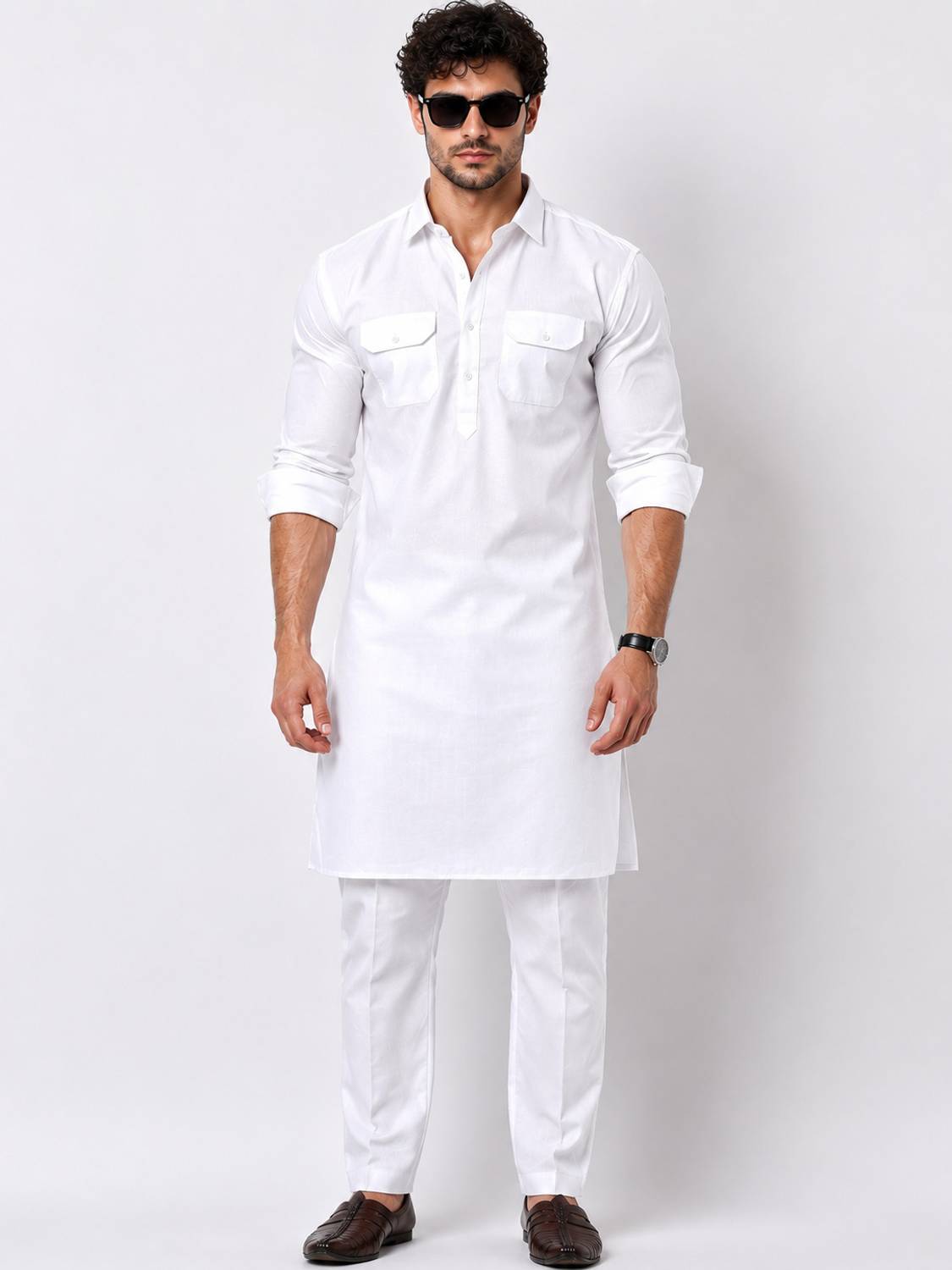 Tsarina Men Kurta Salwar Set - Image 1
