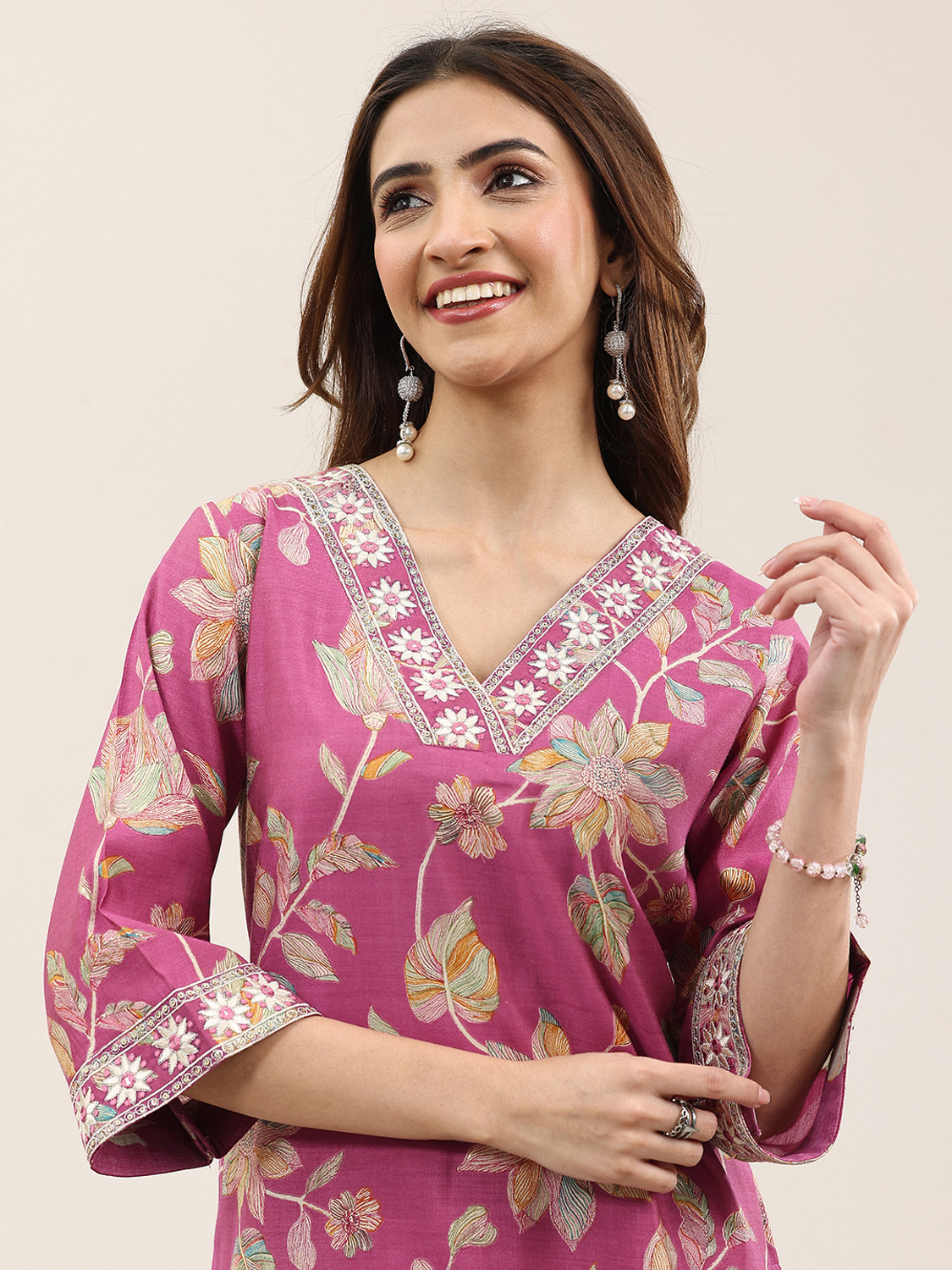 Image of LIBAS Women Kurta Pant Dupatta Set