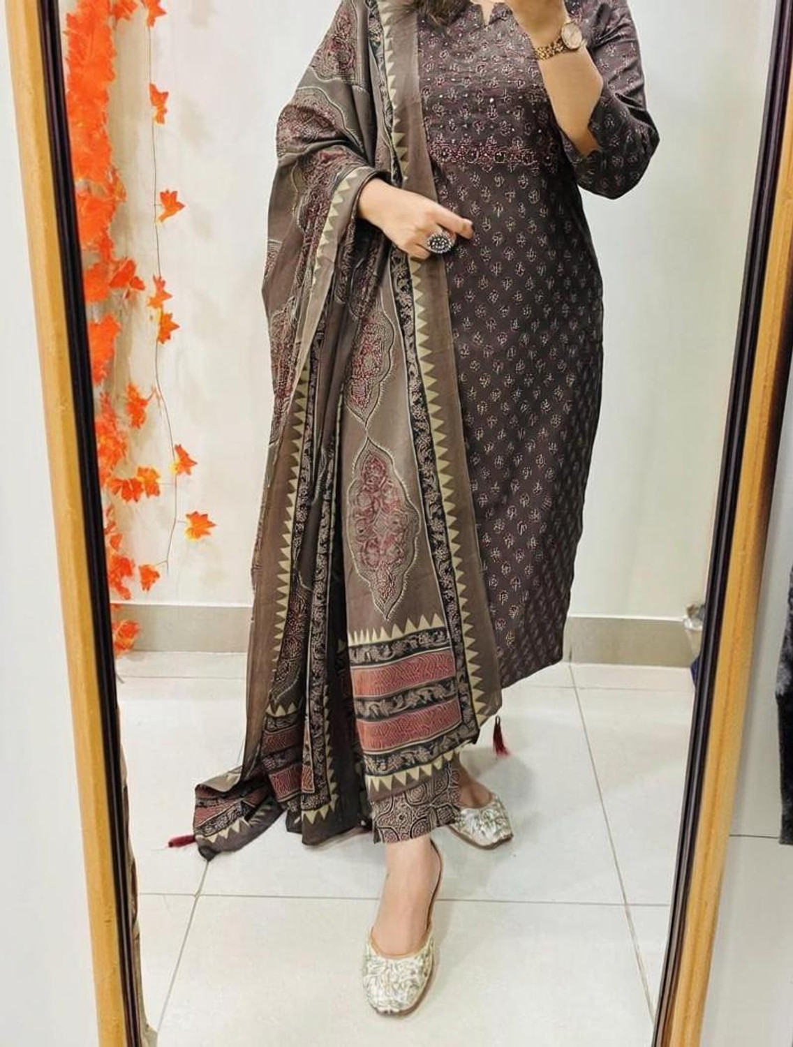 Image of FIONAL Women Kurta Pant Dupatta Set