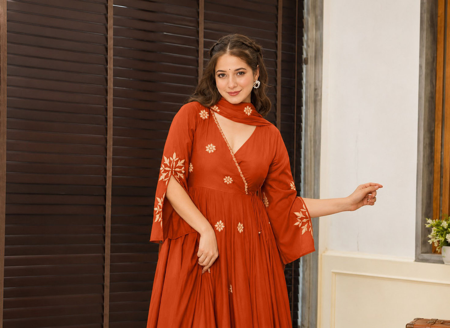 Image of salasarbalaji Women Kurta Palazzo Dupatta Set